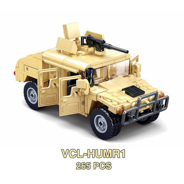 Jeep Humvee Militar | Construcción Realista - Haz un Jeep Militar para Figuras de Acción